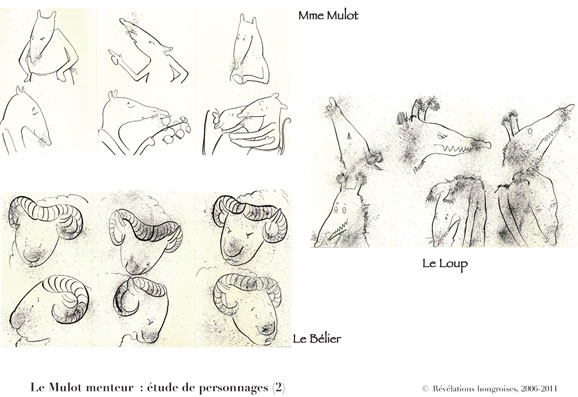 Le Mulot menteur : étude de personnages (2)