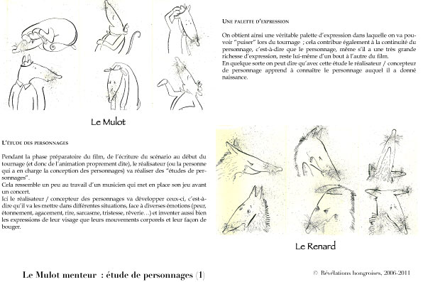 Le Mulot menteur : étude de personnages (1)